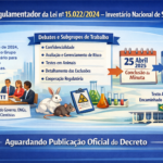 Decreto Regulamentador da Lei nº 15.022/2024 – Inventário Nacional de Substâncias Químicas